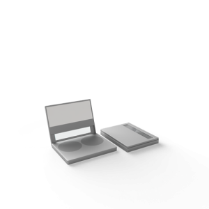 2-Piece Compact w/ Mirror (Pan 723)MATTE SILVER