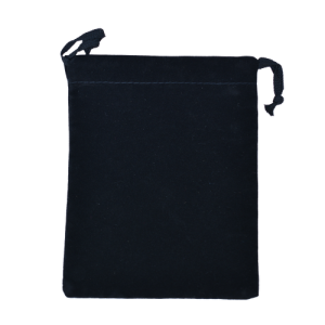 Black Velvet Bag w/ Drawstring